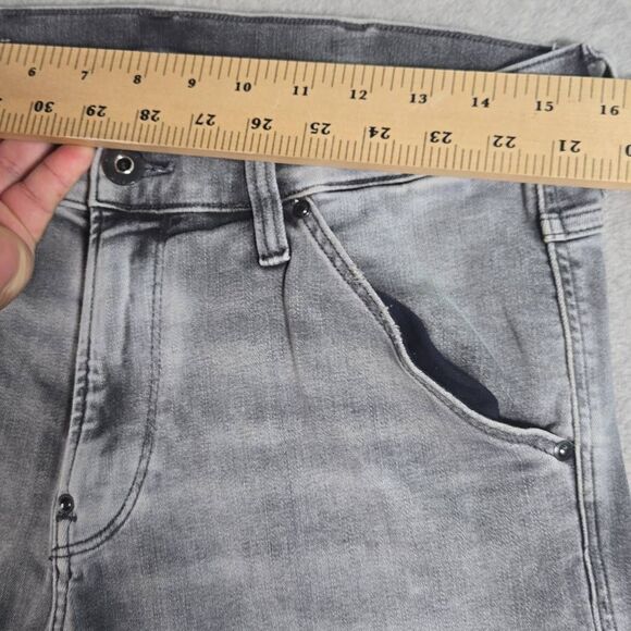G-Star Raw Jeans Mens 31x 30 5620 3D Zip Knee Skinny Light Wash - Picture 5 of 11
